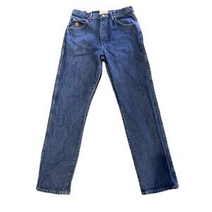 Wrangler 20X Jeans Mens 34x36 Blue Denim Straight Leg Cowboy Western 22MWXSN